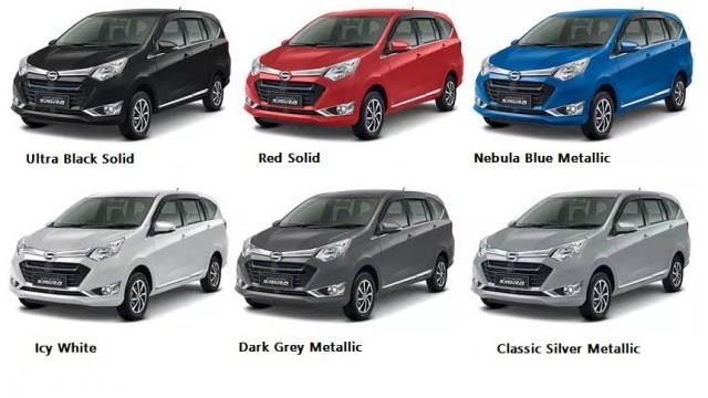 Pilihan Warna Mobil Sigra Terbaik di Indonesia
